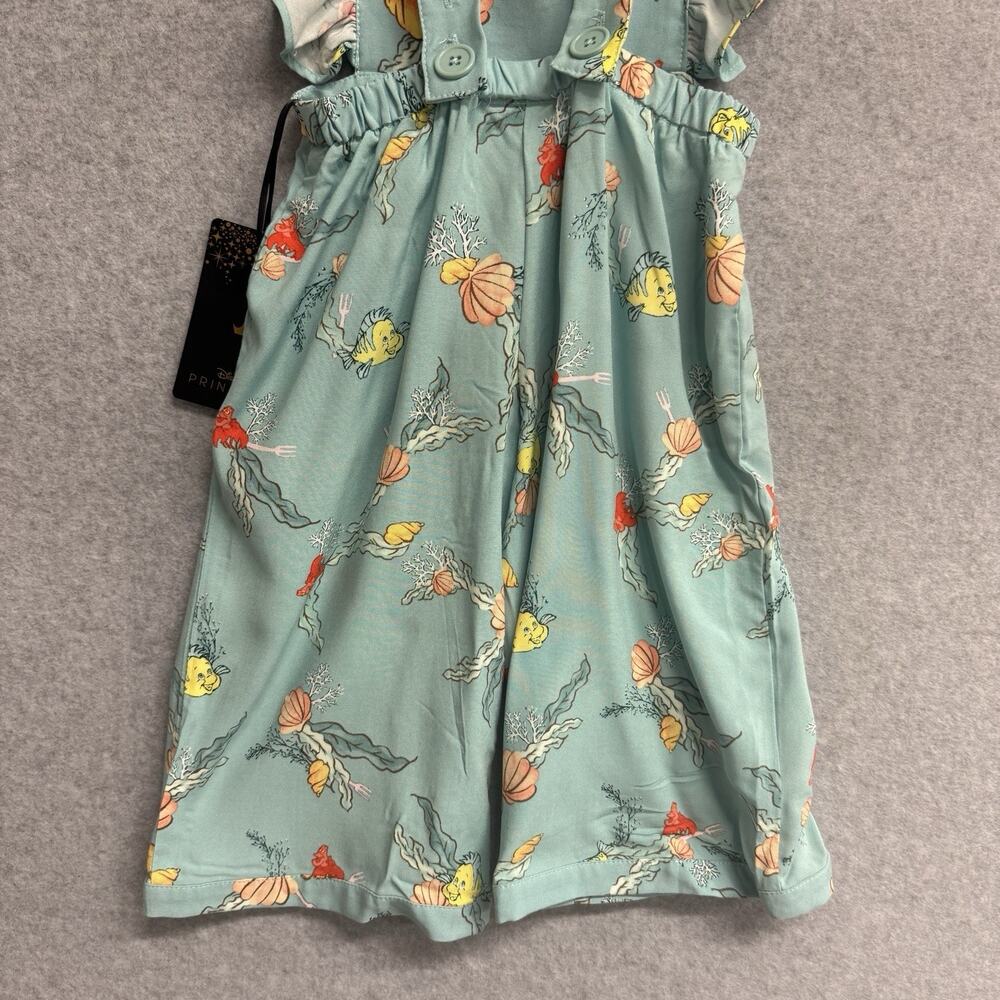 BoxLunch x Disney Little Mermaid Ariel Toddler Ruffle Romper Girls Size 4T NWT - Picture 7 of 8
